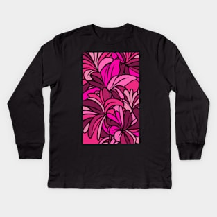 Flower Petals Inspired Art Kids Long Sleeve T-Shirt